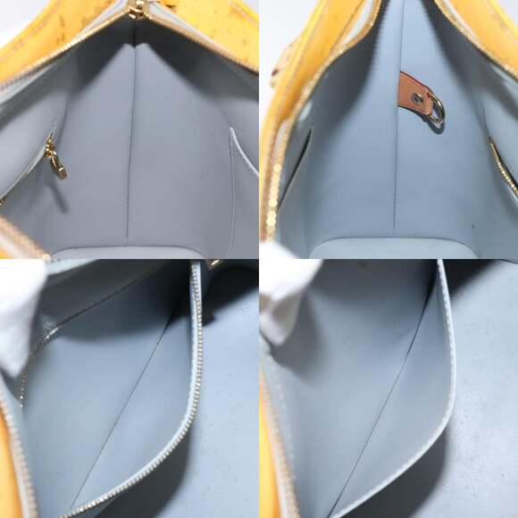 LOUIS VUITTON Monogram Vernis Houston Hand Bag Gris M91053 - Picture 12 of 13